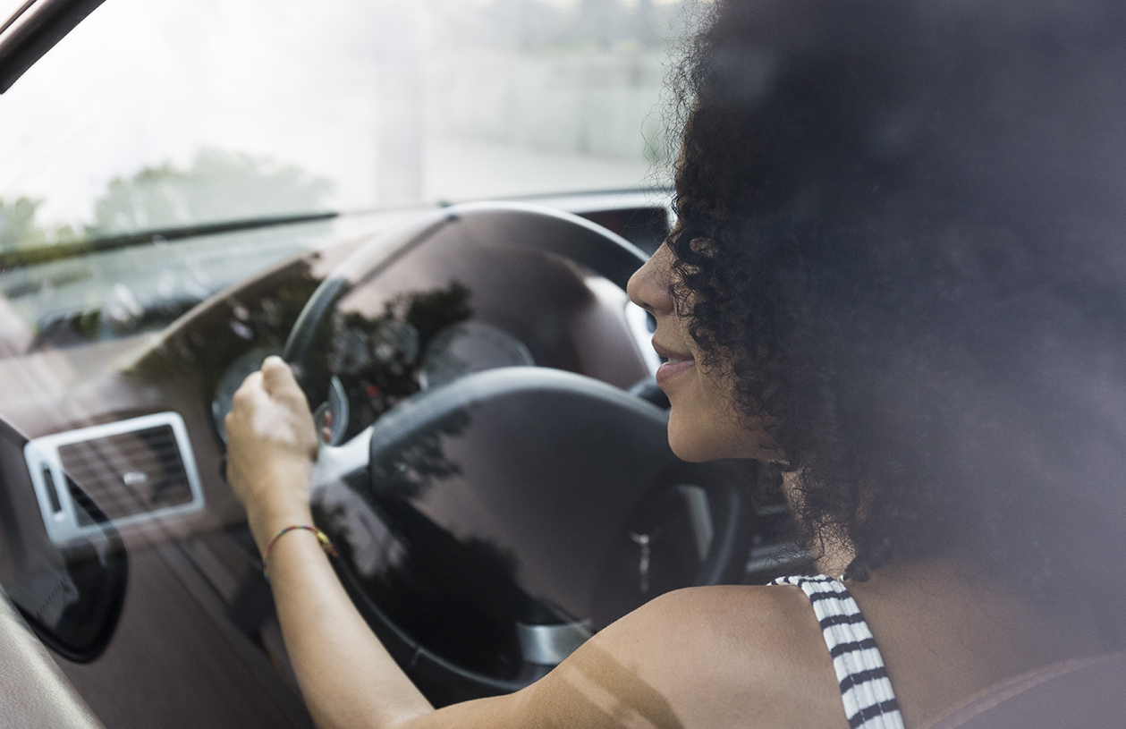 Customer reviewing auto refinance savings